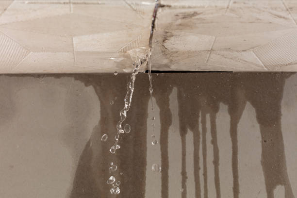 Professional Sewage Cleanup technician working in Mexico, ME